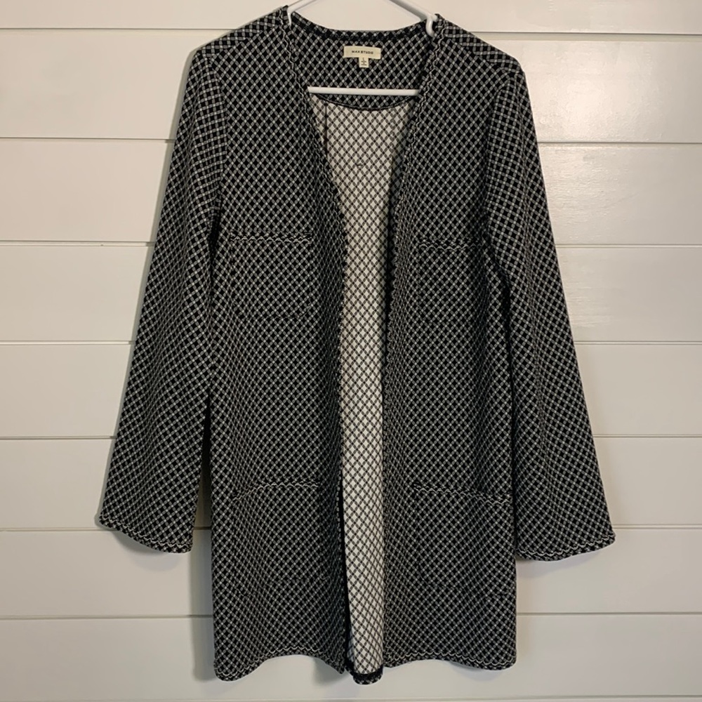 Max Studio Structured Long Jacket / Blazer - image 1